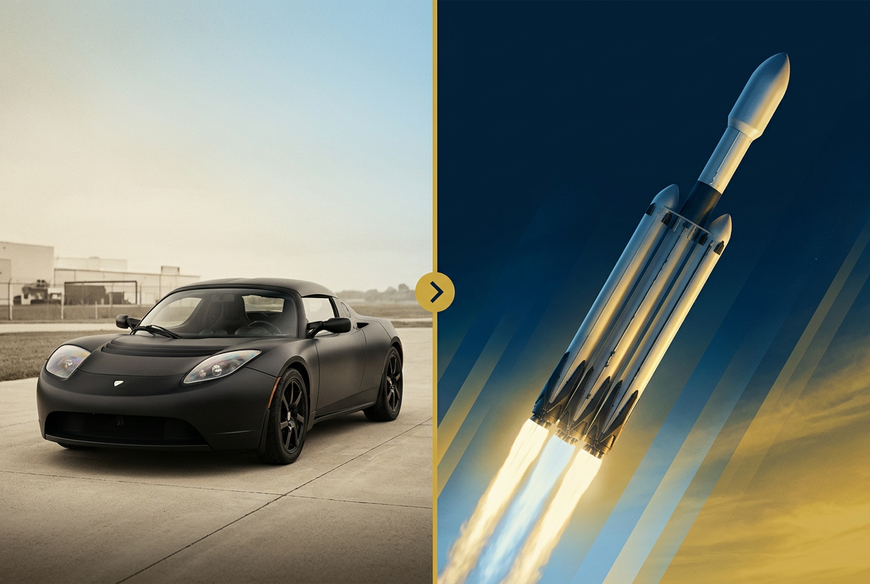 مقارنة Tesla ٢٠١٠ مقابل SpaceX ٢٠٢٦